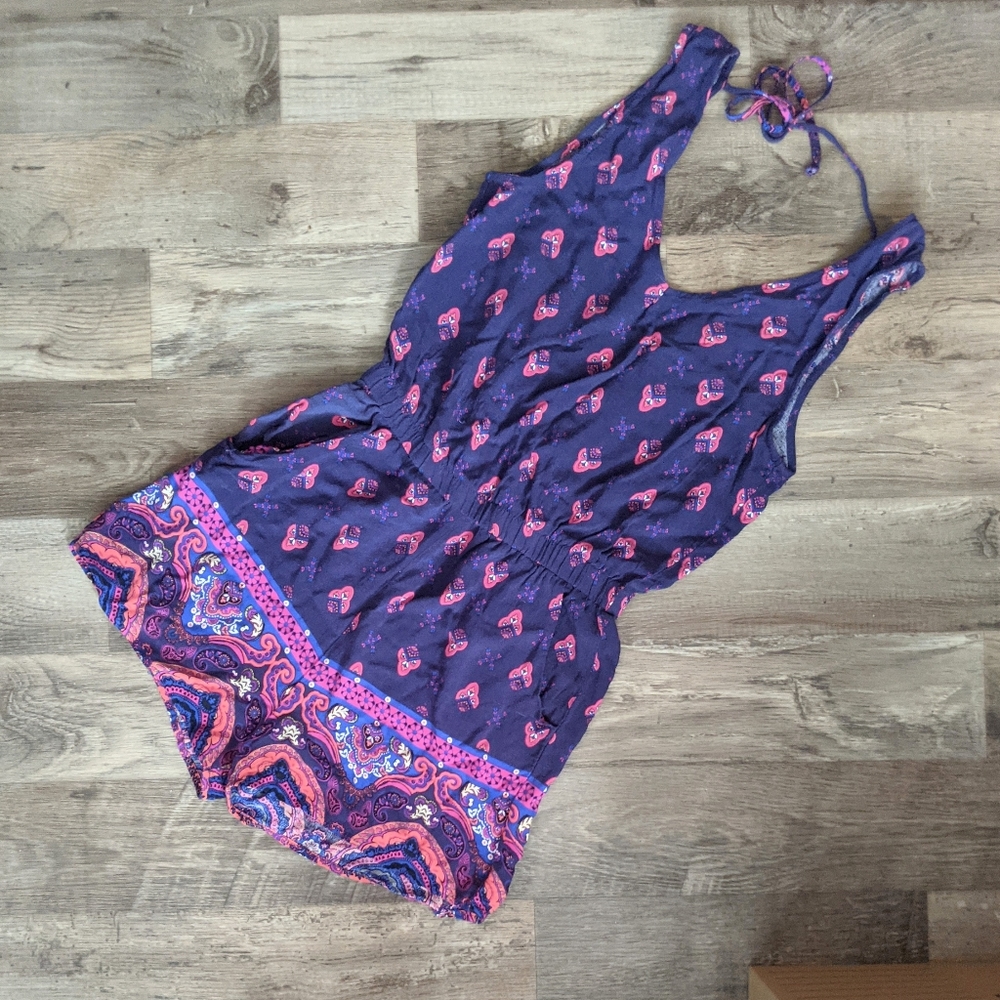 BoHo Romper w/ Pockets Size XS/S